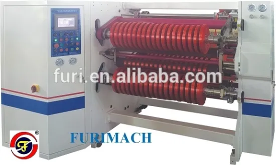 FR-217 Paper /Tape/Film Slitting And Rewinding Machine/ PLC Touch Panel Tape Slitter and Rewinder