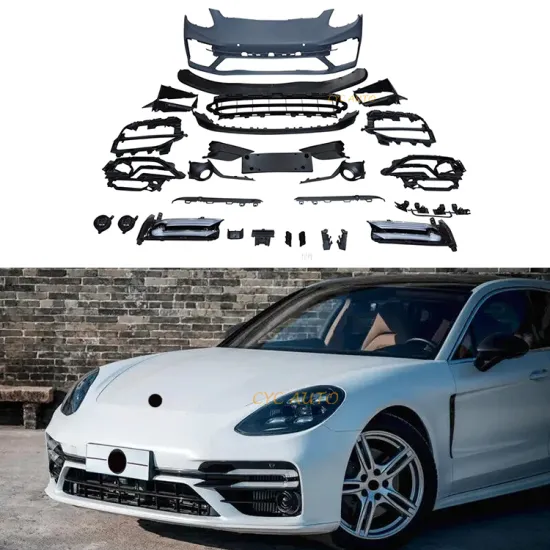 Front Bumper Kit Facelift Bodykit for Porsche 2017-2021 Panamera 971 Upgrade 971.2 Turbo