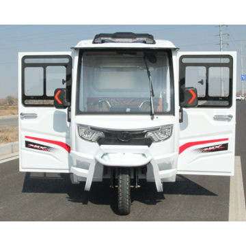 An electric tricycle for transporting deliveries