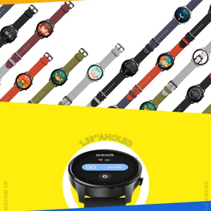 Wholesale Mi Smart Watch Color NFC GPS Fitness Tracker 5ATM Waterproof