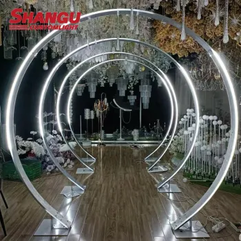Smart LED Arch Tunnel Lights for Outdoor Wedding Event Decorations