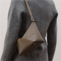 Pillow-shaped Melard Style Soft Leather Underarm Bag