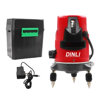 Dinli 1V1H Dual-Line Red Laser Level for Construction