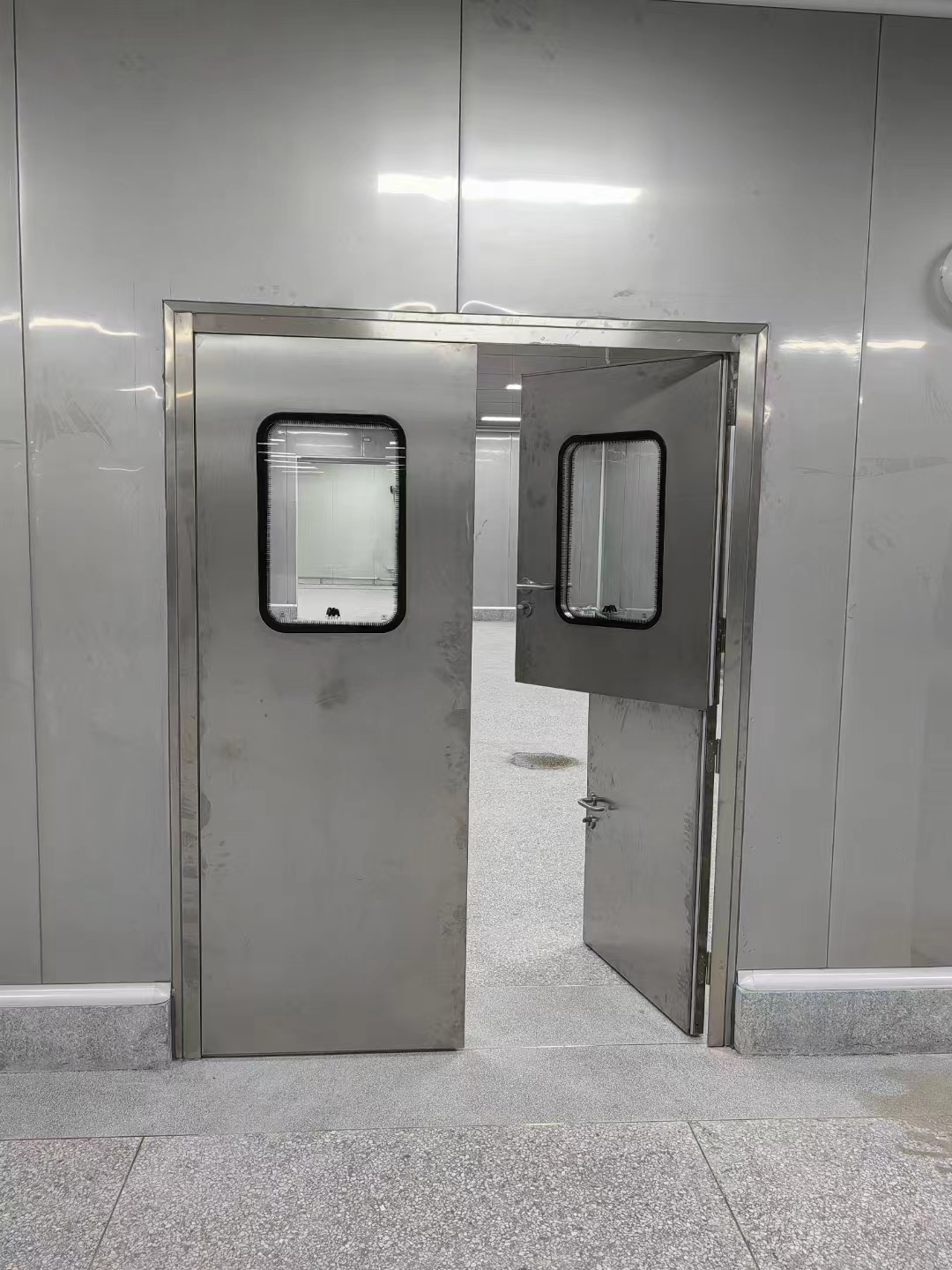 Medical stainless steel ward door double door（1