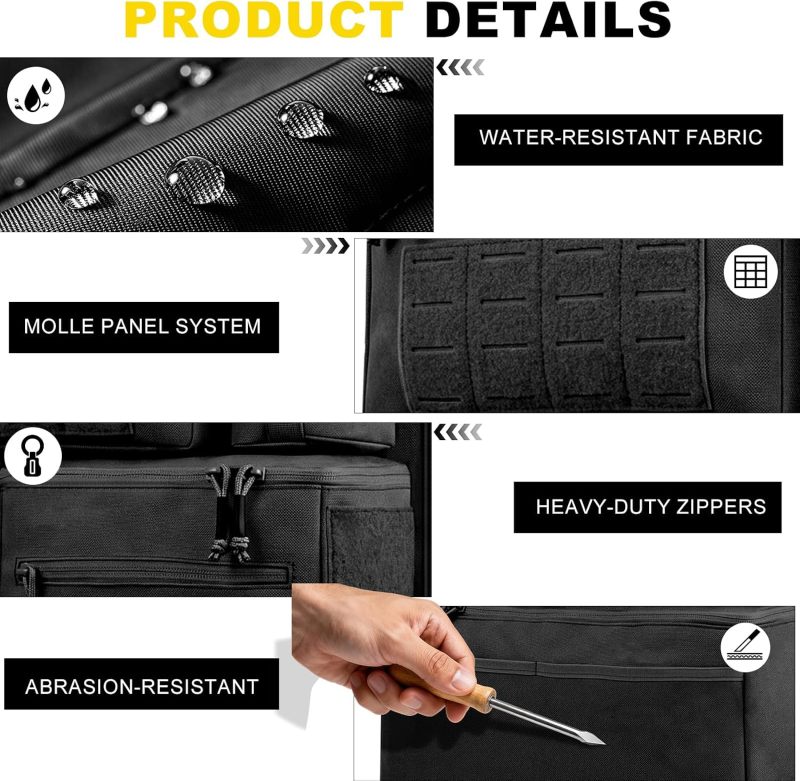 Universal Car Seat Back Organizer with 7 Storage Pockets