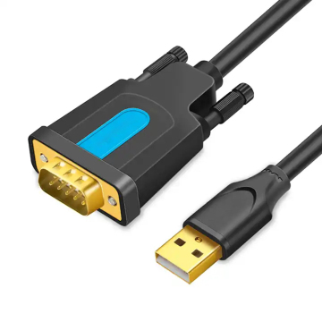 Hochwertige FTDI Industrial Grade Dual Chip USB 2.0 bis DB9 RS-232-Konverterkabel