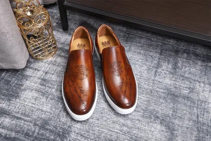 New Style Leather Men Sneaker Casual Shoes