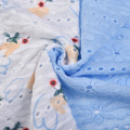 Tela jacquard crepé con estampado integral para pijama