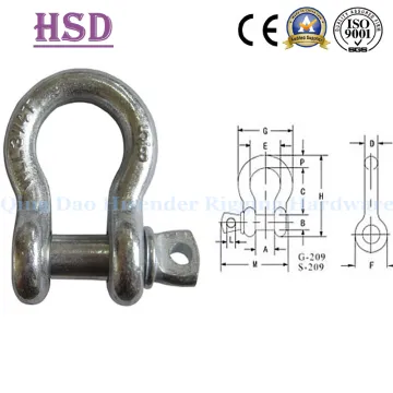 Us Type Forged G209 Shackle