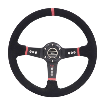 Volante per gara JDM 3Spokes - Volante per giochi per auto universali