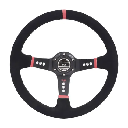 JDM 3Spokes Race Steering Wheel - Universal Car Gaming Steering Wheel
