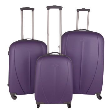 3-piece luggage set, made of ABS, nice front design