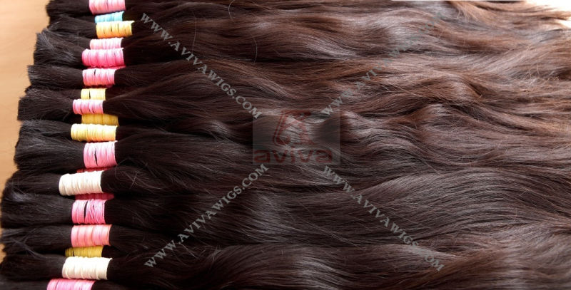 Unprocessed Virgin Remy Hair Bulk (AV-HB015)