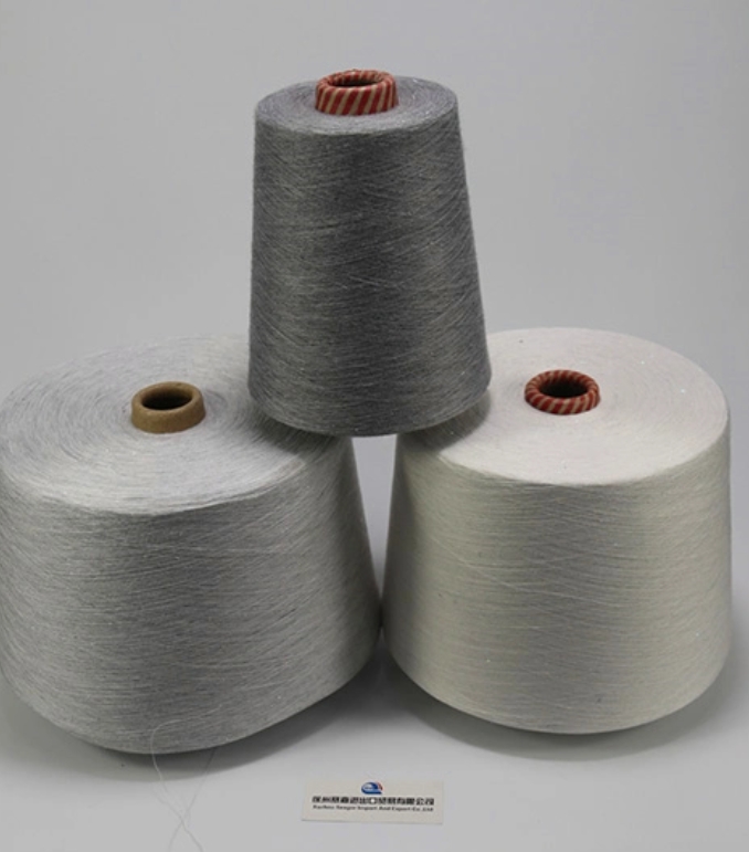 Eco-friendly Manufacture Metallic Fiber Blended Yarn