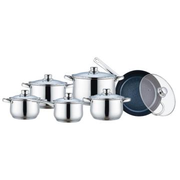 12 pieces cooker set with Frypan