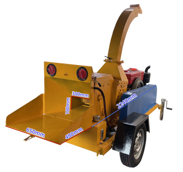 Hot Sale 50 HP Self Powered Diesel Wood Chipper Machine