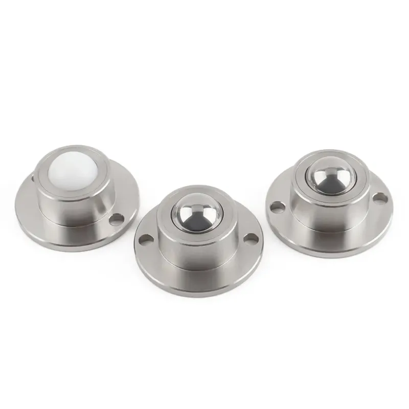 High Strength VCN318 Ball Roller Bearing Press-Fit Ball Transfers with Water Drain Hole Conveyor Components