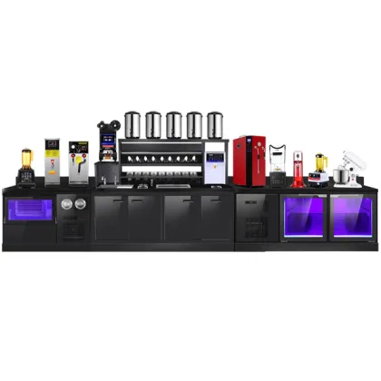 Whole Set Bubble Tea Machine, Milk Tea Counter, Bar Toppings, and Bubble Tea Accessories