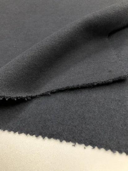 Purplish Blue T/C Terry Brushed Knitted Fabrics