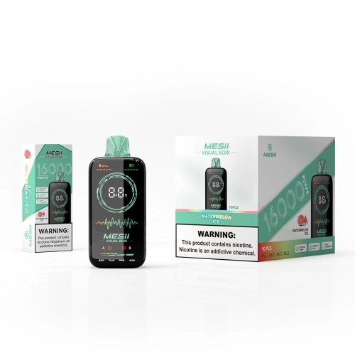 Messi Visual Boxx 16000 Climh Vape Indiscartha Mrdhola Monarir na Sne
