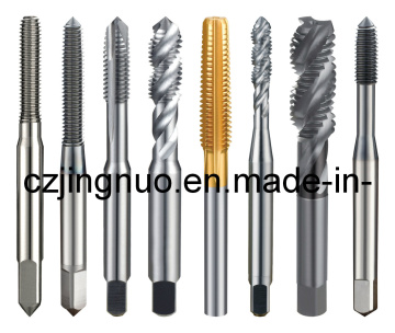 Solid Carbide Spiral Point Round Die Machine Taps and Dies with Internal Swarf Passage