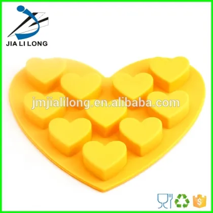 Food grade handmade chocolate silicone heart mold