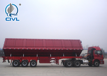 3 Axle 40T/60T Cargo Box Van Semi Trailer
