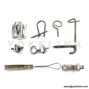 Svorka a tažný hák pro upevnění antény