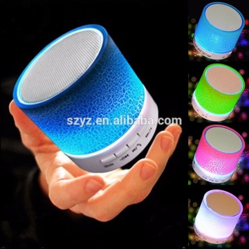 Wholesale mini music speaker wireless bluetooth led light speaker for sale