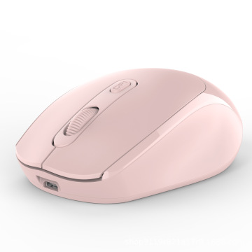Cute Rechargeable Ergonomic 2.4Ghz Wireless Mouse with 1600DPI
