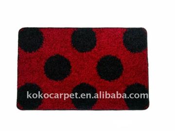 2 colors mixture pp bath rug