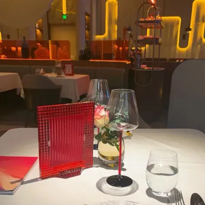 Customizable Size Baccarat Crystal Vase and Photo Frame for Home Decoration