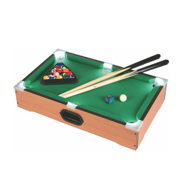 MINI ในร่ม LED Snooker Pool Billiard Table: TOK PERFESS Classic Sports Party Toy for Kids
