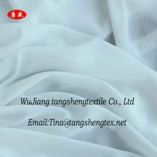 100% Recycled polyester chiffon fabric/Cheap fabric for dress