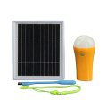 Sistema portátil de energia solar de tocha solar 3W com bateria de lítio 4400mAH