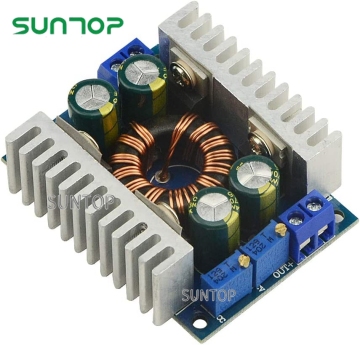 8A DC-DC وحدة محول Bust Boost عالية الطاقة: منظم الجهد القابل للتعديل لـ DC5-30V إلى 1.25-30 فولت مزود الطاقة
