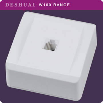 Surface Type RJ11 Telephone Socket W1024