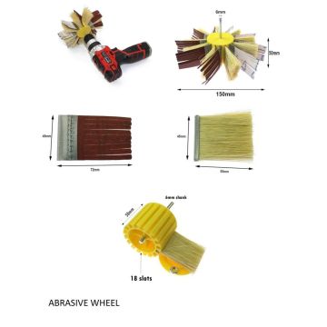 Fiber Wood Sanding Machine Strip Brush