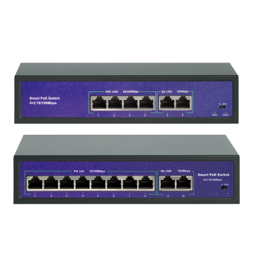 48V POE Switch 100Mbps IEEE 802.3 af/at for POE IP Camera