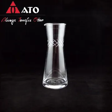 Wholesale drinkware pitcher drinking bottle glass carafe