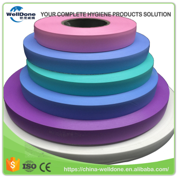 Raw Materials Colorful Napkin Tapes of Sanitary Napkins