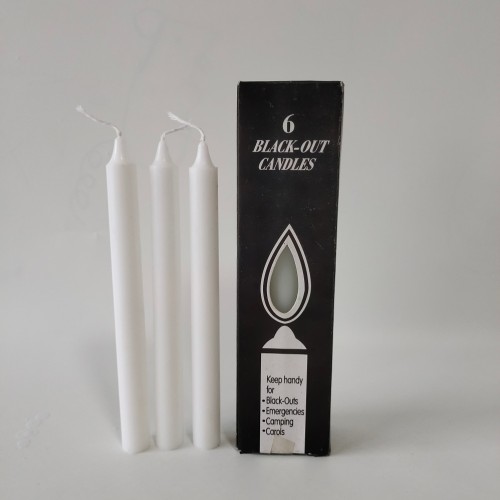 6PCS Black Out Candles Box for Africa Nigeria