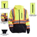 Pullover mit hoher Sichtpullover Sweatshirt Hoodie Safety Jacke