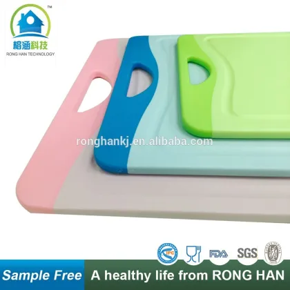 antibacterial non slip plastic large cutting boards chopping board