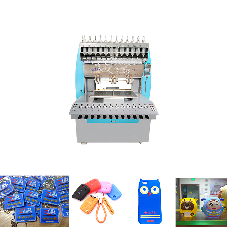 PVC Label Processing Machine Dispensing for Rubber Badge