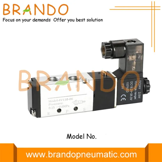 AirTac Type 4V110-06 1/8'' Pilot Operated Pneumatic Valve