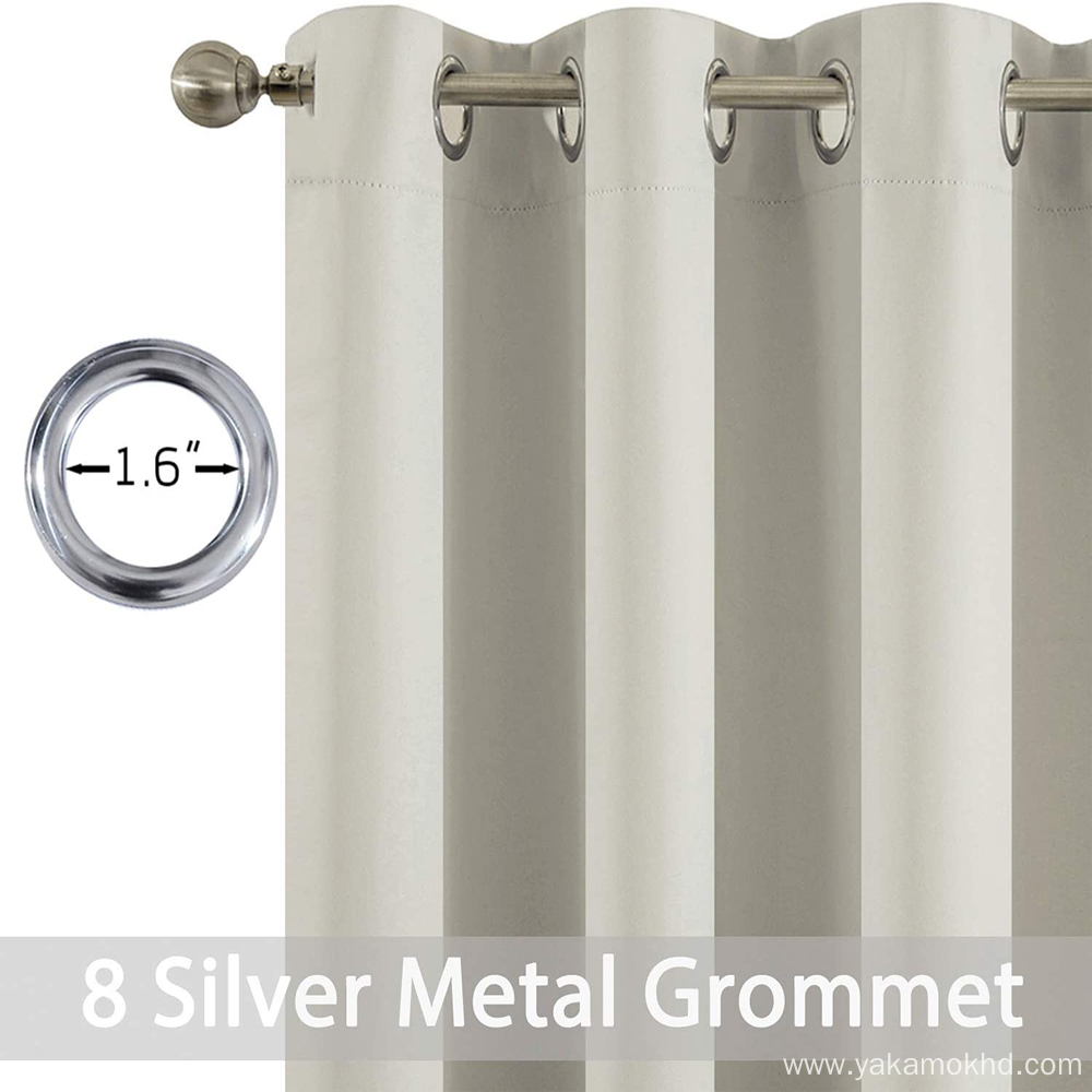 Cream Blackout Curtains for living Room