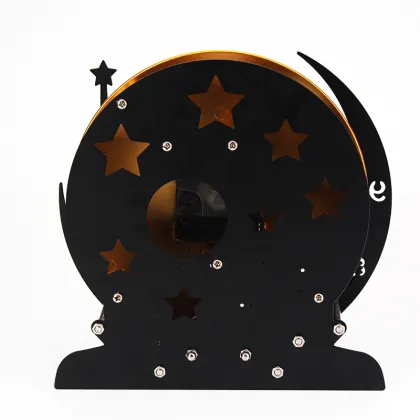 Mktime the moon tower gear table clock