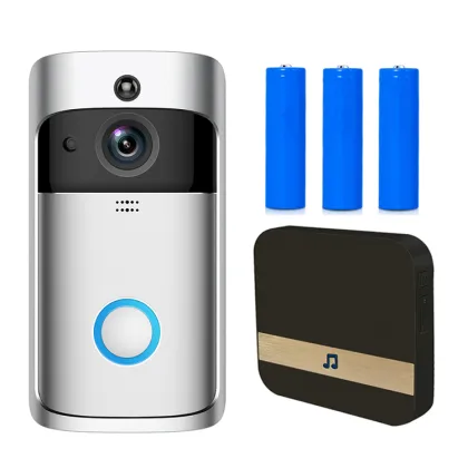 HD Night Vision WiFi Wireless Ring Doorbell with Audio Intercom Camera
