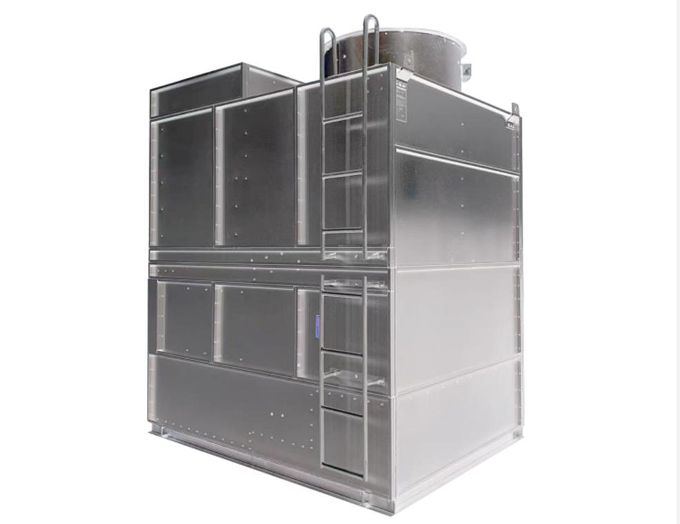 Condensador refrigerado por agua de 1575kW con tres compartimentos